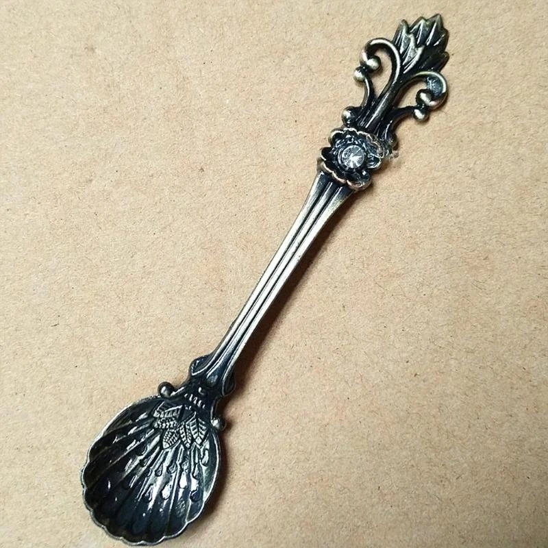 

Set of 6 Coffee Spoon Set 5 Spoons and 1 Fork 3 Colors to Choose Gift for Friend