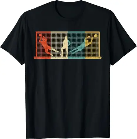 Vintage Torwart-T-Shirt, Fußball-Torwart-Geschenk-T-Shirt, Y2k-Torwart-T-Shirt, tolle Bekleidung, Humor, Fußball-Torwart-Grafikkleidung – Detail 10