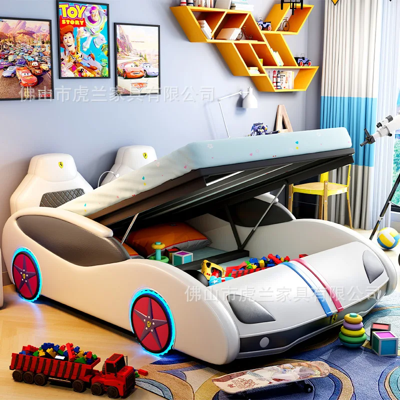 Sports car bed, children's bed, car bed, boys' 1 meter, 2 meters, children's single bed, teenagers' bed, 1.2 meters, 1.5 meters,