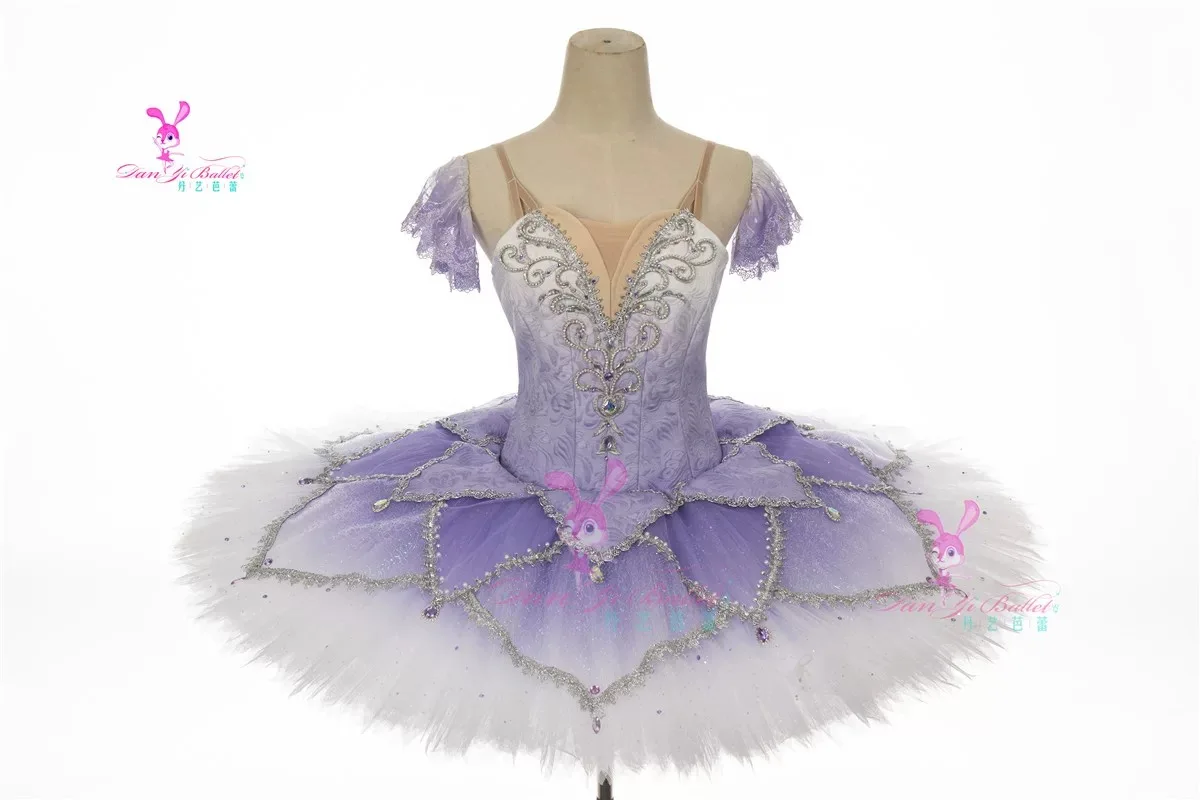 Danyi dance rabbit professional lilac purple dish skirt tutu adult children's performance costume performance competition clothe