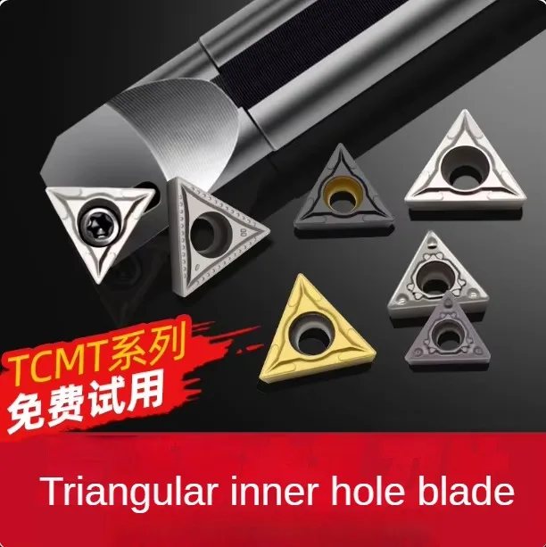 

TCMT090204 TCMT110204 TCMT16T304 CNC Turning Inserts, Triangular Internal Boring Inserts for Steel and Stainless Steel