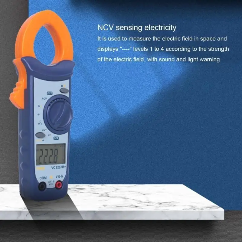

Q81C Professional Digital Clamp Multimeter Featuring Voltages Current Resistance Testing And Auto Ranges Function