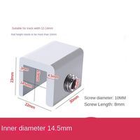 Portable Aluminum Alloy Sliding Window Locks Child Protection Adjustable Window Safety Lock Baby Safety Security Lock