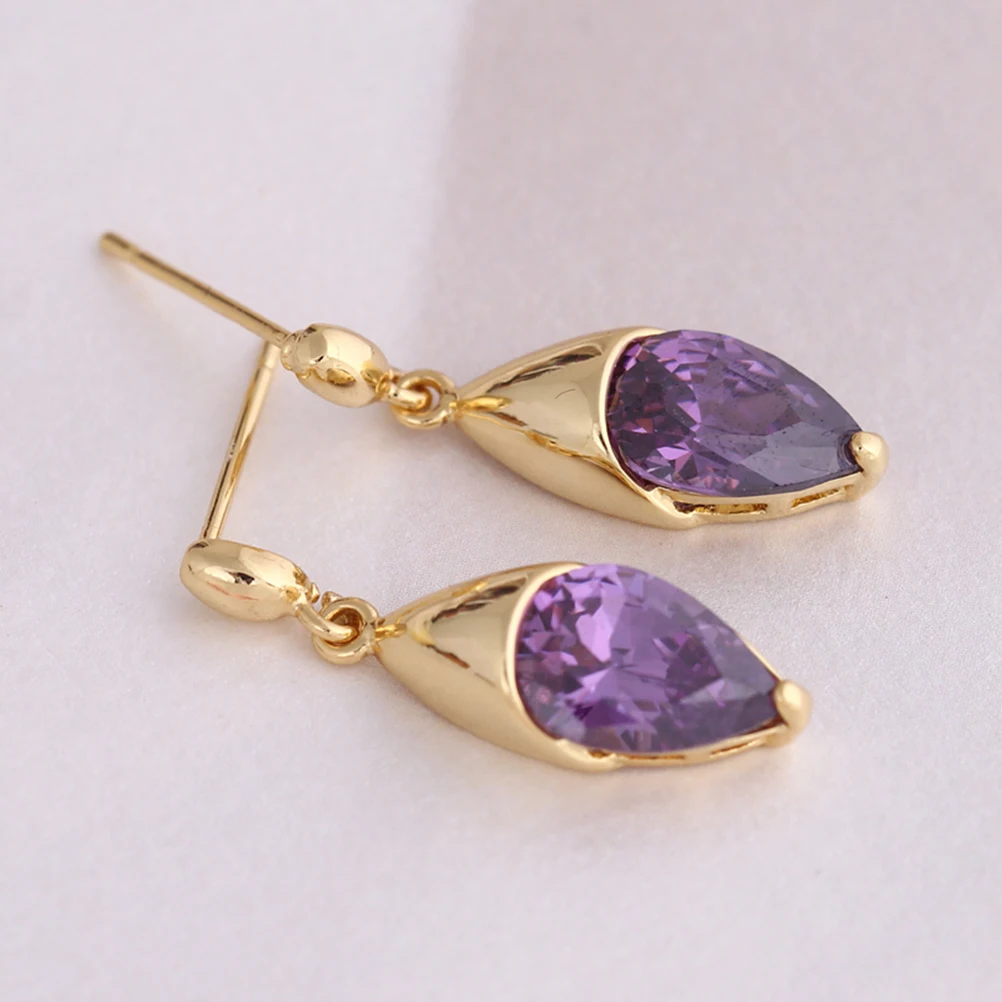 

Zircon Ear Studs Jewelry Decor for Girls Small Fresh Earrings Women Rhinestones