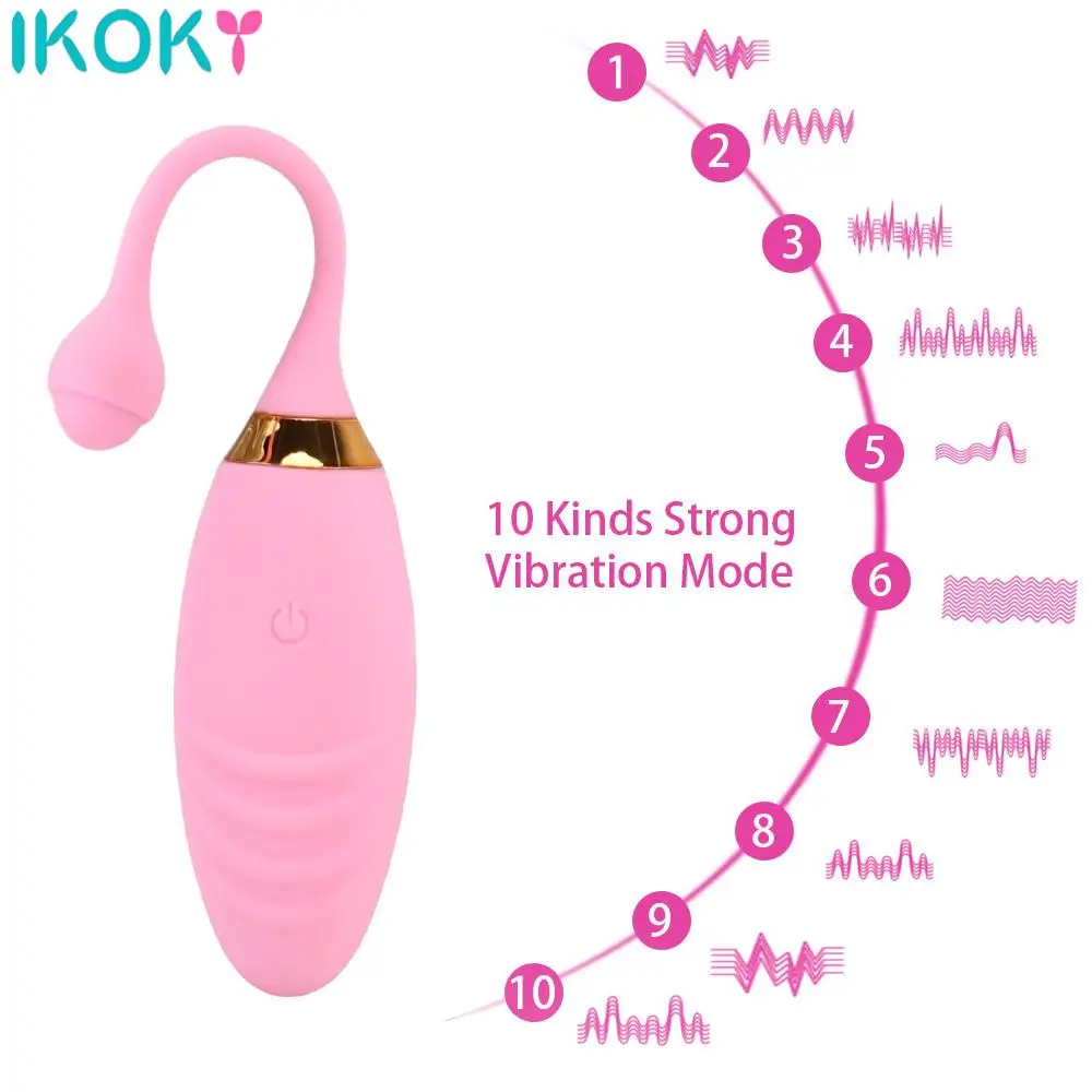 10 Speeds Sex Toys for Women Vibrating Egg Anal Clitoris Stimulation Jump Egg Vibrator Wireless Remote