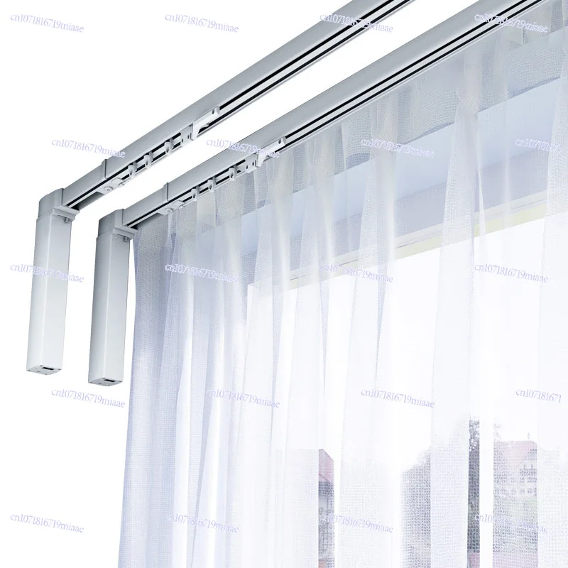 

Integrated telescopic electric curtain track Mijia Xiaoai Tmall Genie intelligent voice opening and closing curtain slide rail