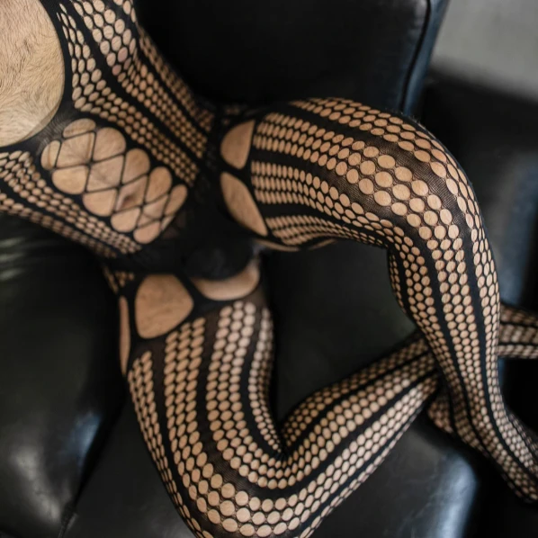 

Male Nightgown Men's Lingerie Sexy Bodystockings Black Fishnet Breathable Bodysuits Man Party Club Wear Ropa interior Pijama