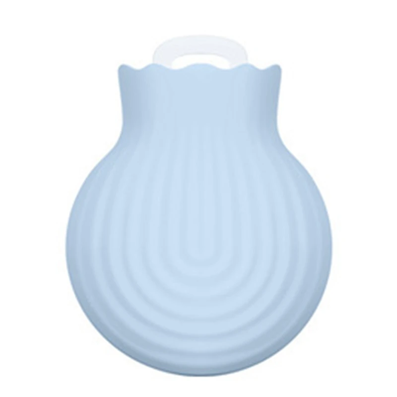 Bottiglia di acqua calda portatile in silicone addensato in inverno Scaldamani per studenti a prova di esplosione con riscaldamento a microonde