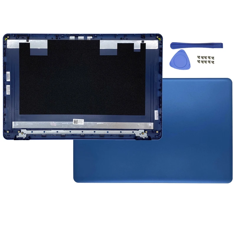 Capa traseira lcd para tela de notebook, moldura frontal/dobradiça/apoio para as mãos/capa inferior para dell inspiron 15 5000 5584, acessórios para laptop