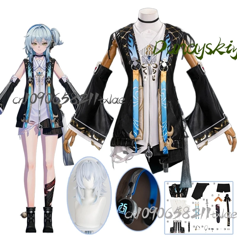 

Wuthering Waves Buling Women Cosplay Costumes Wig Accessions Cool Kawaii Jirai Kei High Quality Party Halloween Costumes