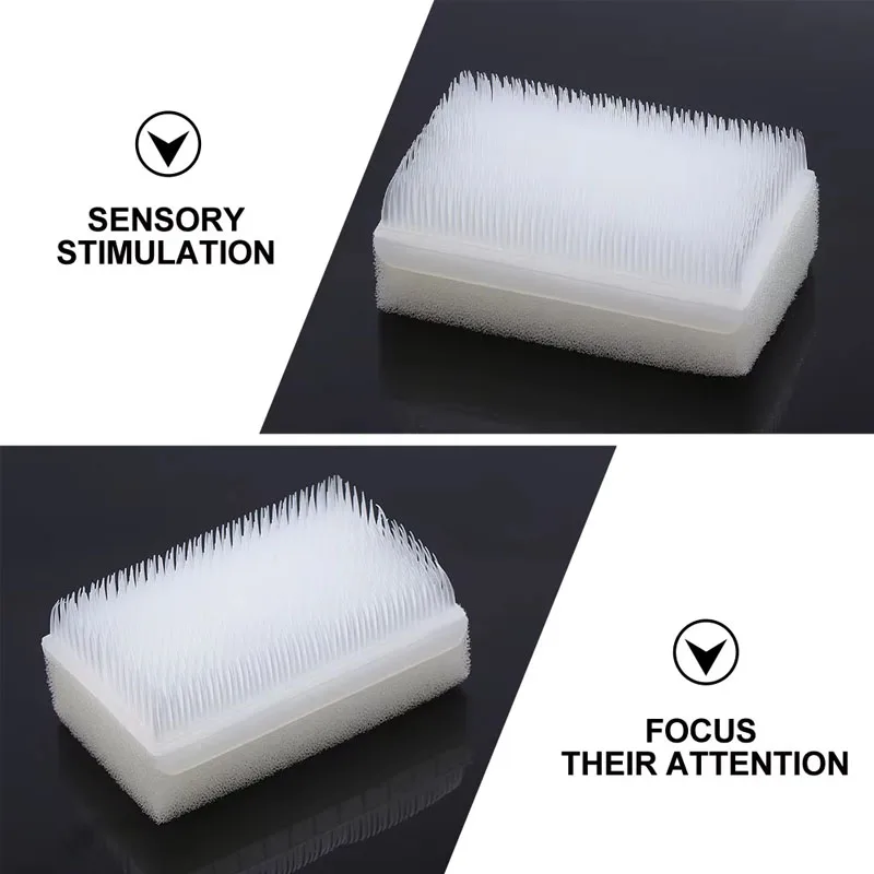 2Pcs Sensory Training Brush Wilbarger Therapy Tool Calming Sensory Stimulation for Occupational Therapy Brush