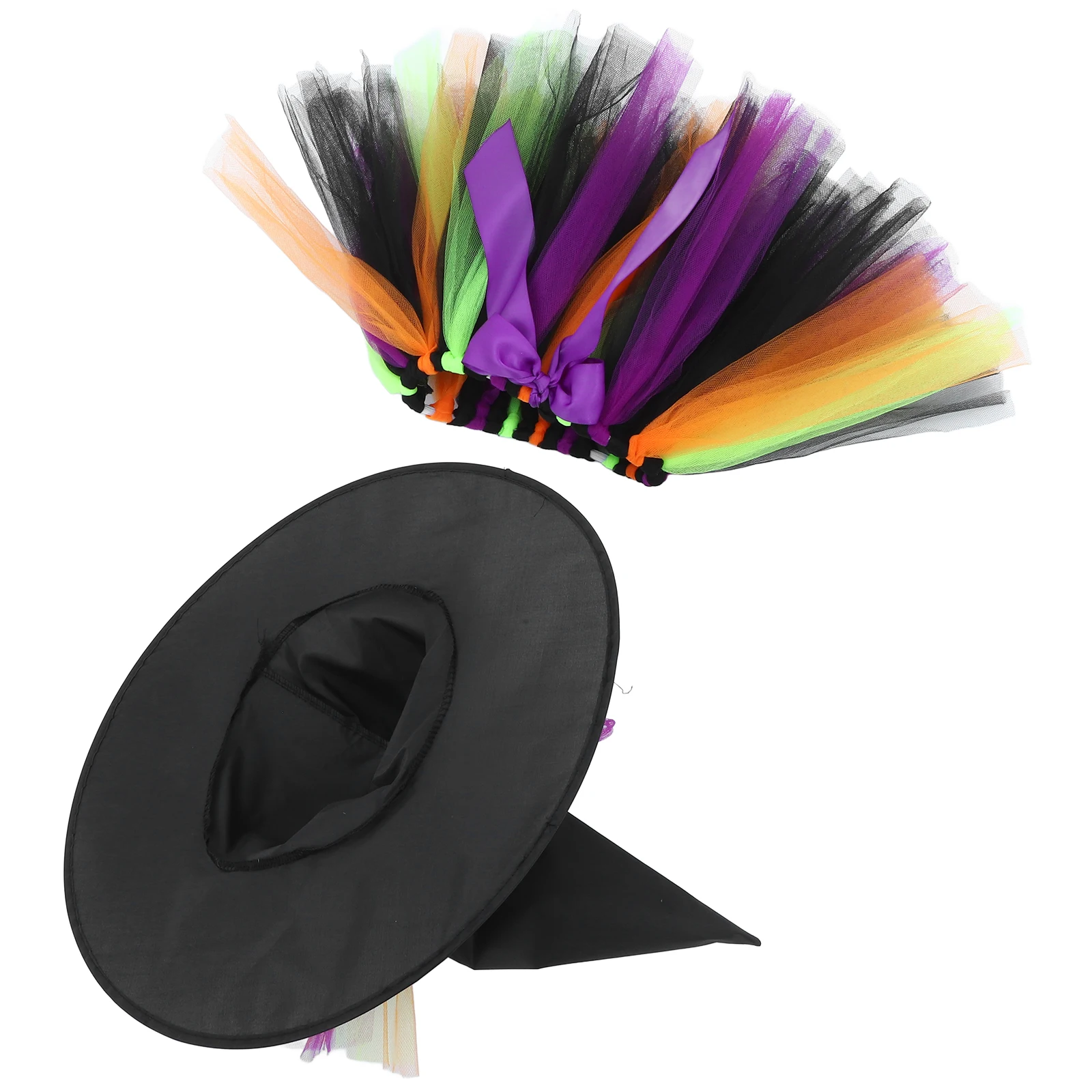 Jupe de sorcière pour enfants, Costume de fête d'anniversaire d'halloween, chapeau pour tout-petits et adultes