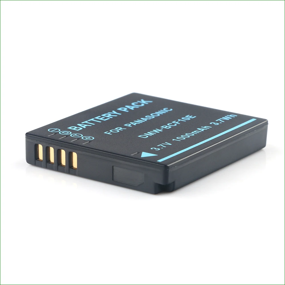 DMW-BCF10E Battery 1000mAh Camera Batterie For Panasonic DMC-FS25 DMC-FS30 DMC-FS33 DMC-FS42 DMC-FS62 DMC-FT1 DMC-FT2 DMC-FT3