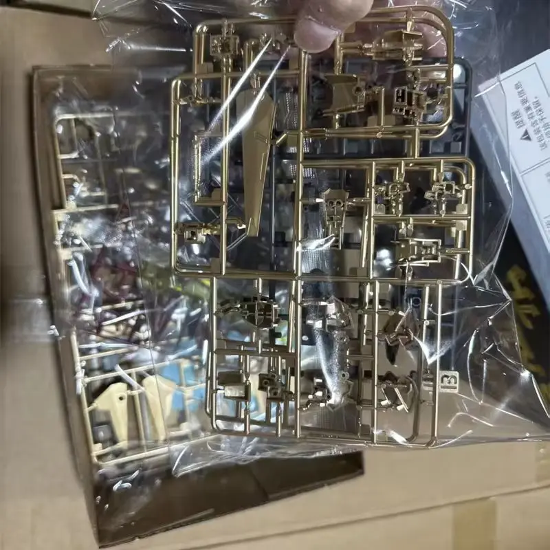 جديد JMS Hayaku Shiki HG 1/144 MSN-00100 إحياء بالكهرباء الذهب نموذج المنقولة المفاصل تحصيل روبوت Mecha أطقم اللعب الهدايا