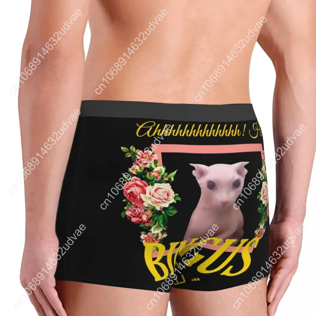 Moda Bingus Floral Estética Boxers Pantalones cortos Calzoncillos Calzoncillos cómodos para hombres Ropa interior