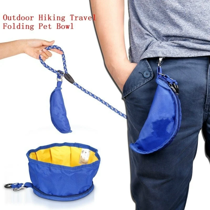 Cuenco plegable para perros - Agua y comida para viaje al aire libre - imagen 3
