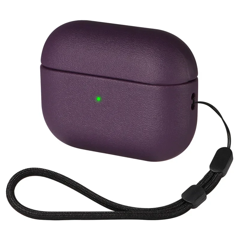 Ledermaserung Hülle für Airpods Pro 2 für Airpods Pro 3 Hülle Airpods 4 3 Apple Bluetooth Kopfhörer Zubehör Schützen Sie die Maschine