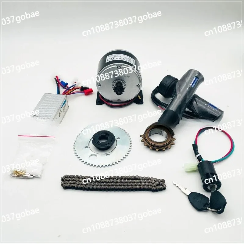 Accesorios para bicicletas modificadas, kit de motor de alta velocidad para bicicleta eléctrica modificada, juego 24V250W350W
