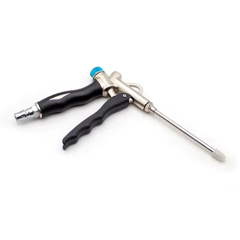 

A76K BD-1485 2-Way Air Blow Gun With Adjustable Air Flow Extended 3MM Nozzle Dust Cleaning Tool Dust Pneumatic Accessory