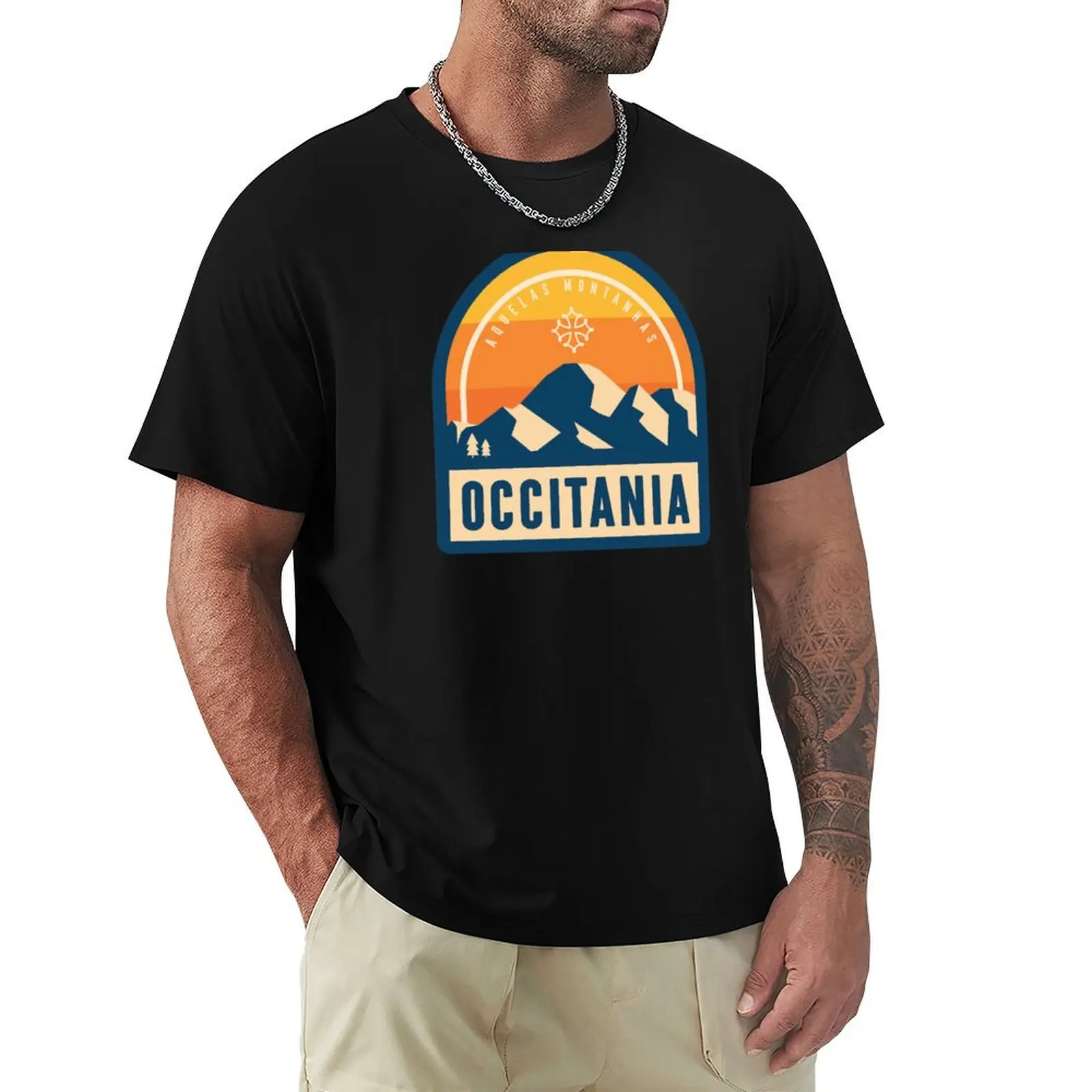 

Occitania Aquelas Montanhas, Occitanie T-Shirt funny meme t-shirts tops summer tops summer clothes mens big and tall t shirts