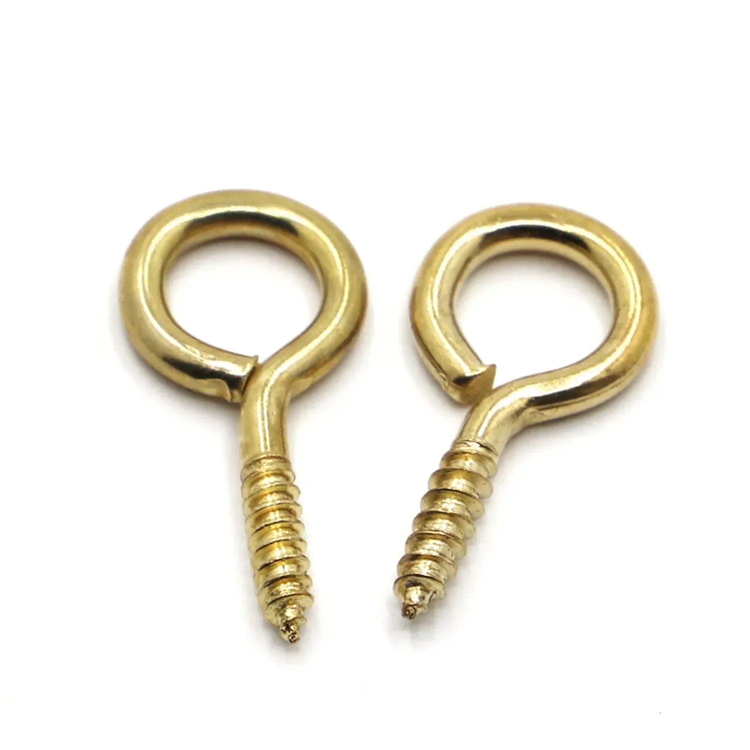 1# 2# 3# 4# 5# 6# 8# 10# 12# 14# Screw Eye Pins Carbon Steel Facing Metal Self-tapping Screw Hook DIY Hardware Eyelet