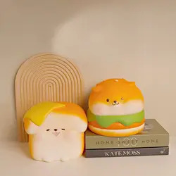 Ornamentos de mesa à prova dwaterproof água cofre vinil anti queda cão caixas de dinheiro decorativo grande capacidade cofrinho moedas dinheiro