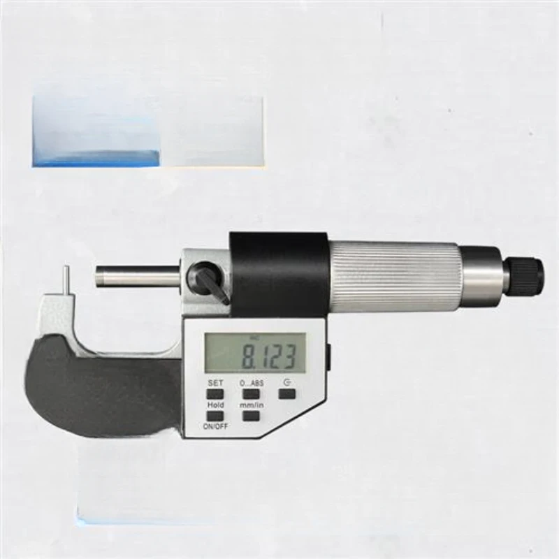 Electronic digital display wall thickness micrometer 0-25mm, high-precision digital tube wall thickness 0.001m