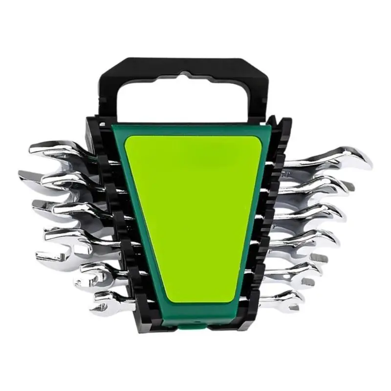 652f Practical Mirror Finish Open Endschlüssel Set Doppelgröße Automobilwartung