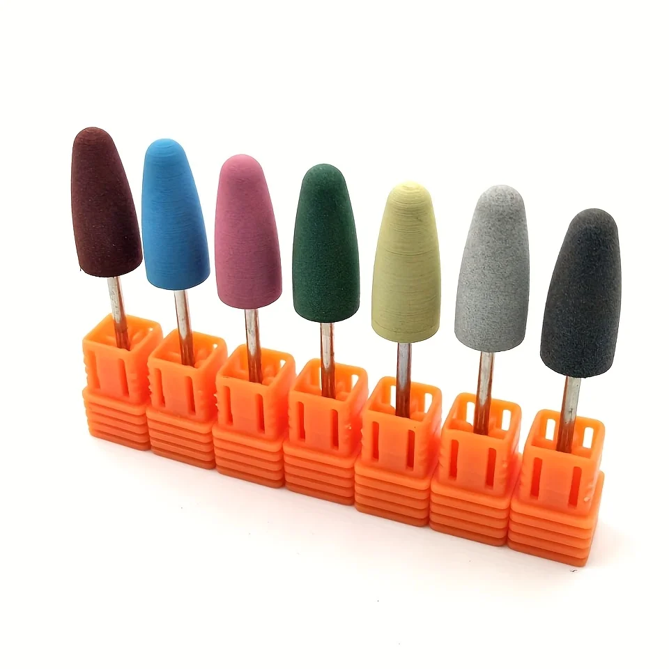 1 Stück Silikon-Pediküre-Bohrer, 3/32 Zoll Rotationsbohrer, Geeignet für Nagelbohrer-Zubehör, Fußpolierwerkzeug