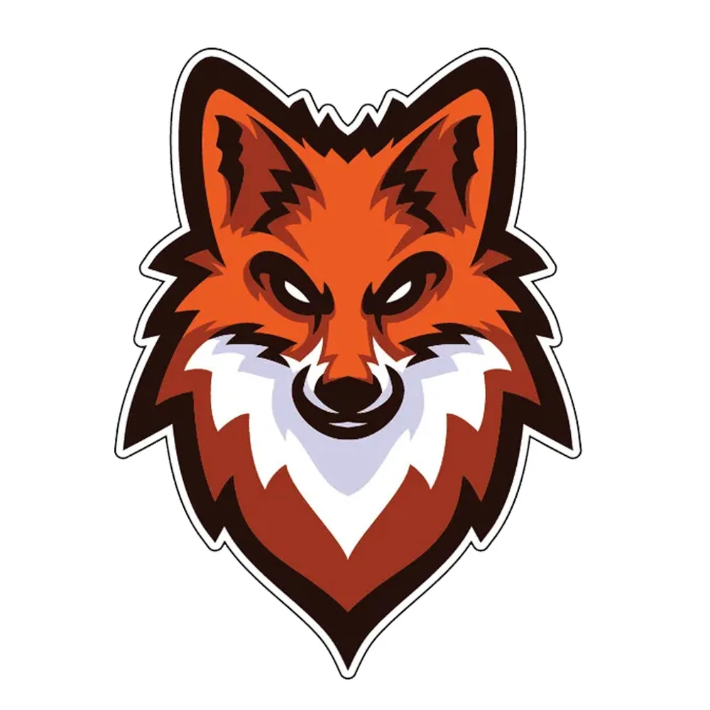 

Наклейки лиса 15 см Waterproof Durable Car Sticker Decal for Bumper, Window, Laptop, Truck, Motorcycle