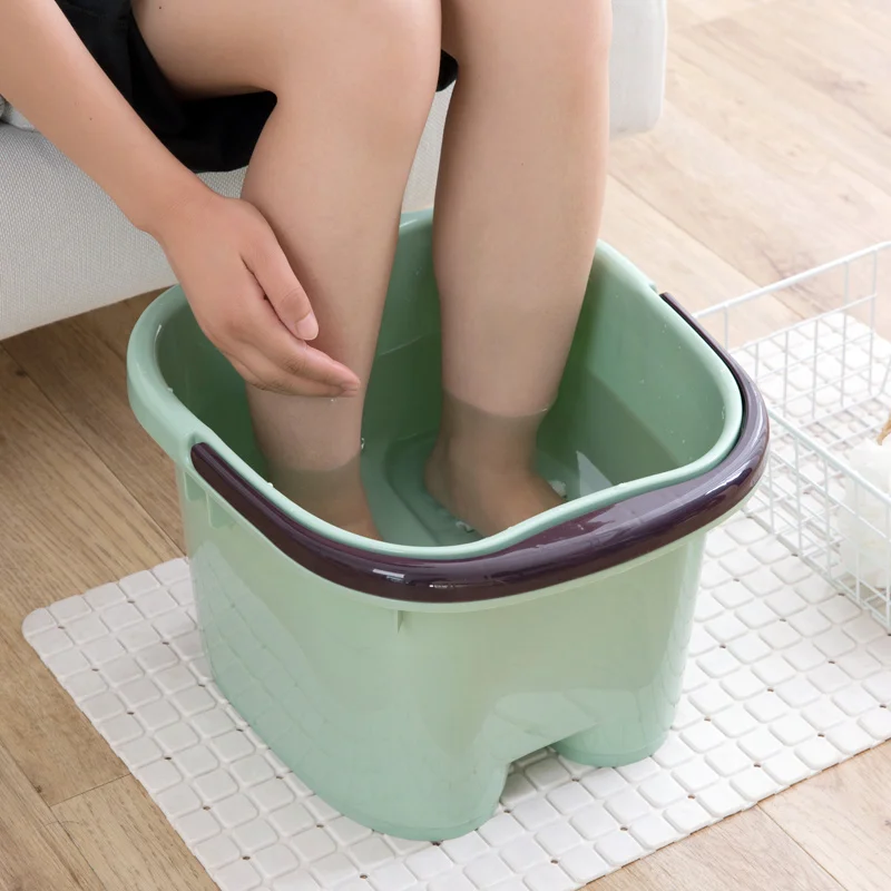 

Creative Thick Plastic Foot Bath Home Decoration Foot Bath Plastic Tub Furnishing Foot Bath Tub Accessories Eco-Friendly
