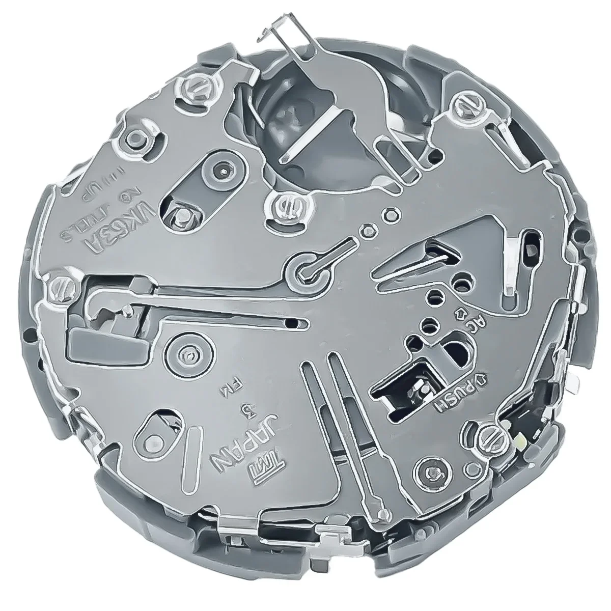 

Japan Genuine VK63A Chronograph Quartz Movement with Battery Japan Original Mechanism VK63 VK61A VK67A Mod Replace Movement