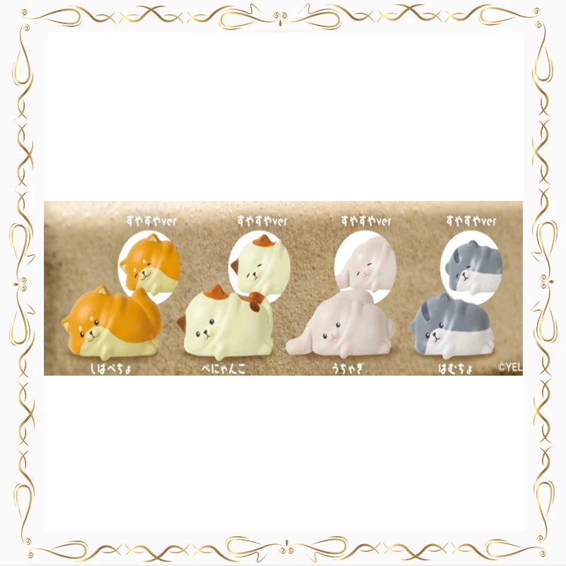 

Gashapon Three Felinae Sleep Kawaii Collection Ornament Action Figure Model Toys