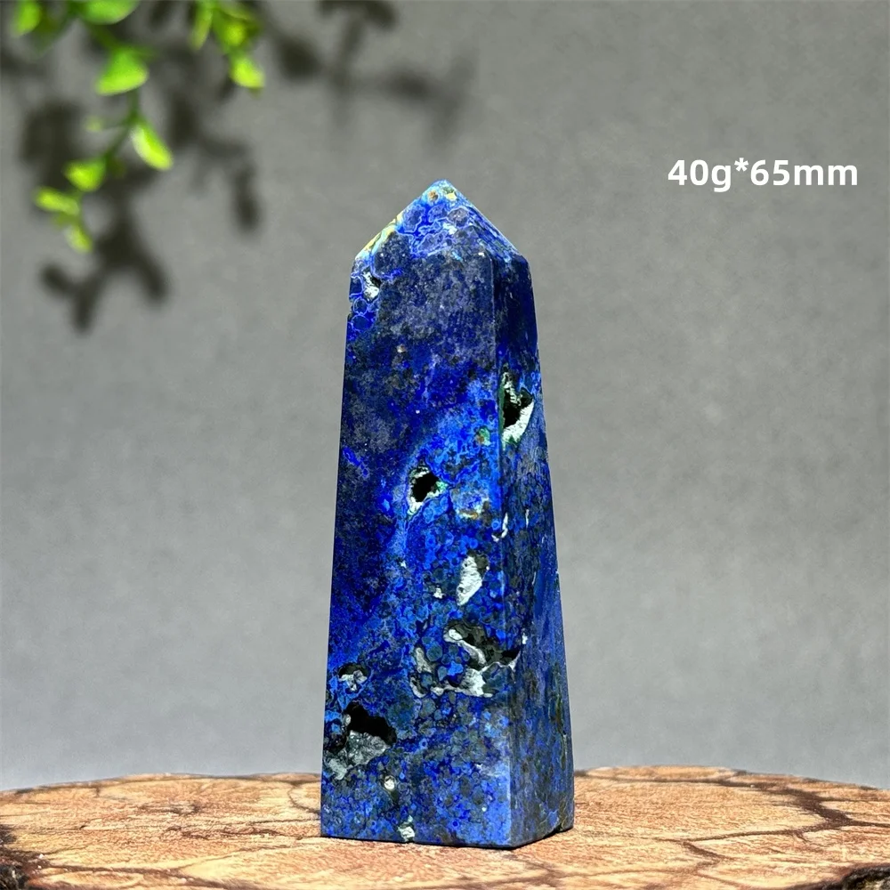 Natural  gemstone Azurite Mineral Specimen Reiki Psychotherapy Meditation Energy Collection Home Decoration Quartz  Tower