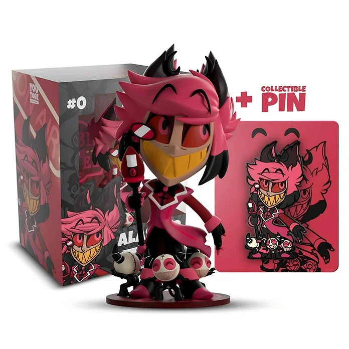 

13.4Cm Pvc Youtooz Hazbin Hotel Alastor Game Action Figure Collectible Model Ornaments Garage Kit Doll Toys Gift