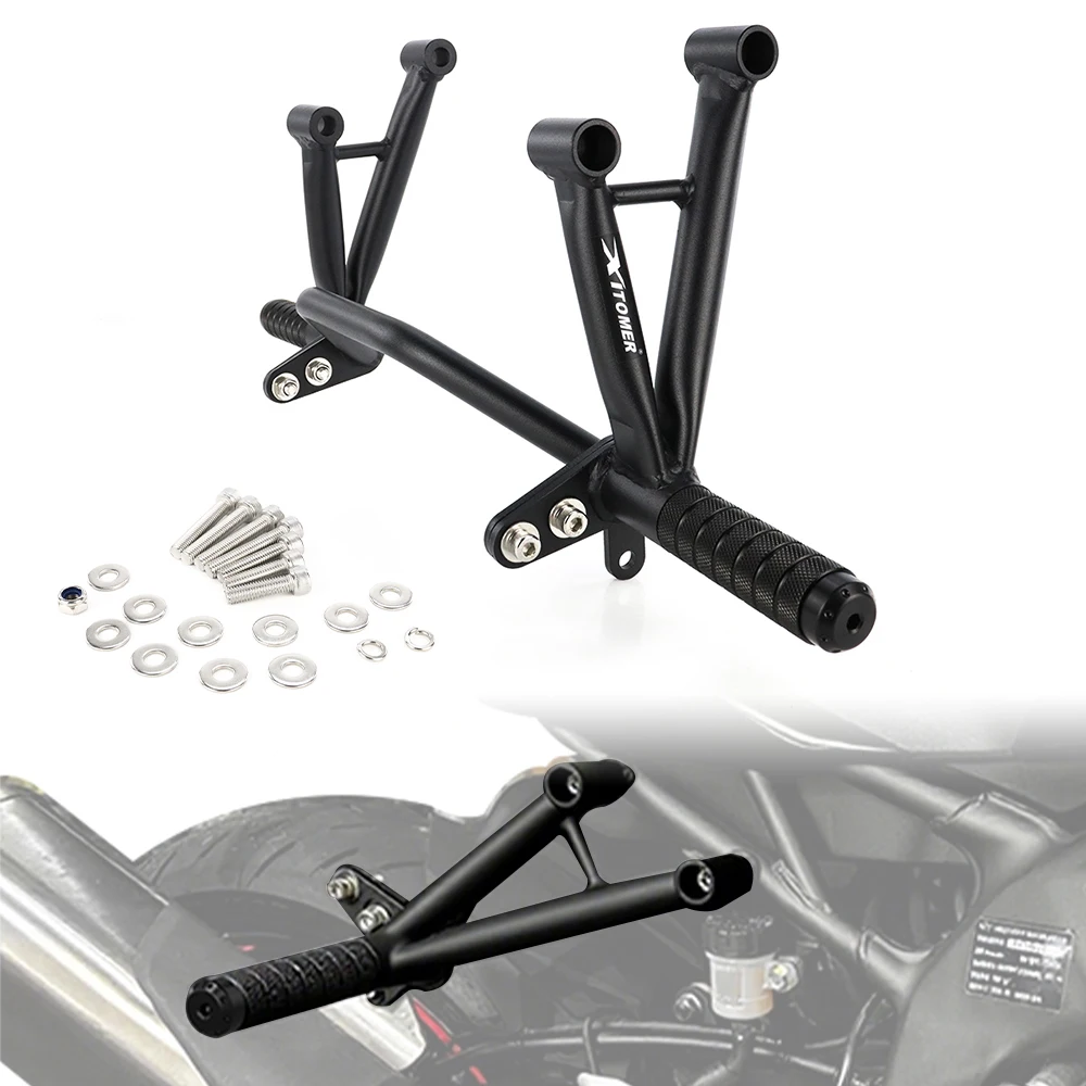 

For Kawasaki ZX-4RR&ZX4R 2023 2024 2025 Motorcycle Sub Cage with Stunt Subcage and Scrape Bars Rear Footrests Stunt & 12 o'clock