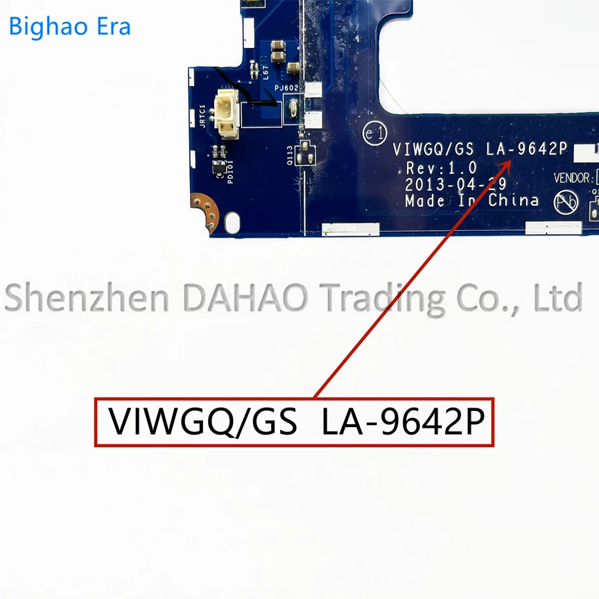 Imagem -04 - Viwgq gs La-9642p para Lenovo Ideapad G410 G510 Computador Portátil Placa-mãe com Hm86 Chipconjunto Uma Fru: 90003691 90003683 100 Totalmente Testado