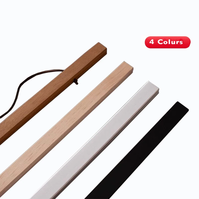 60cm Magnetic Poster Frames Hanger Wooden Hanging Frame Picture Painting Poster Holder Natural Teak Photos Scroll Wall Art Decor