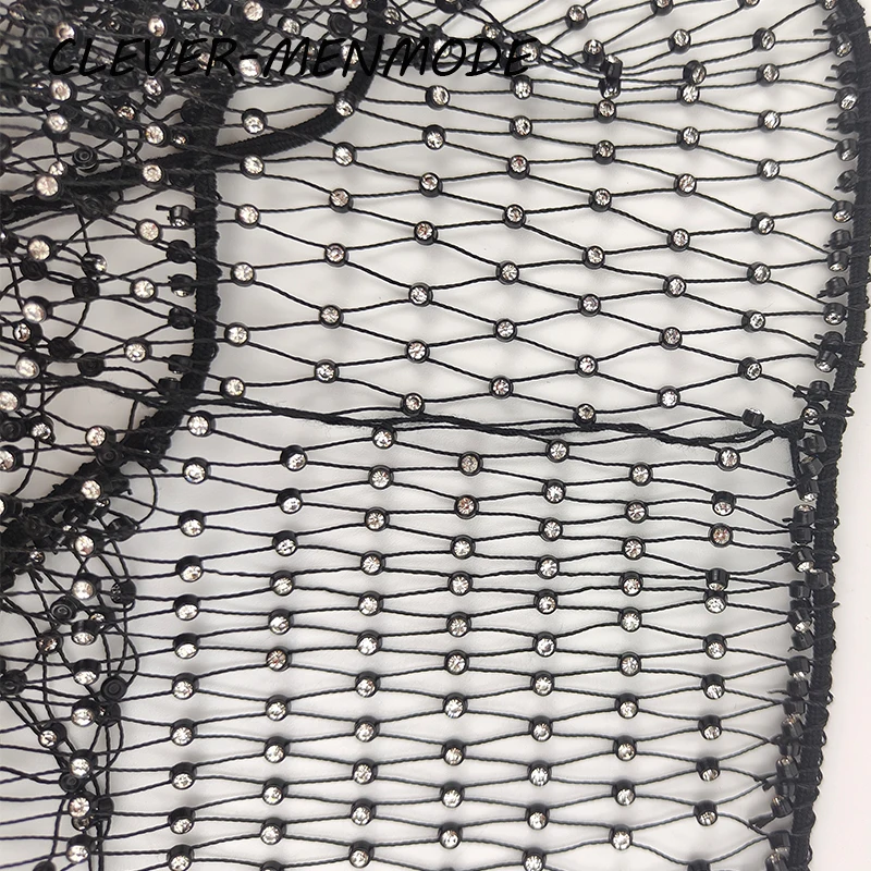 شورت بوكسر رجالي مثير لامع بالماس ، سراويل شبكية شفافة مثيرة ، ملابس نادي المسرح ، ملابس داخلية جنسية ، سيسي #4