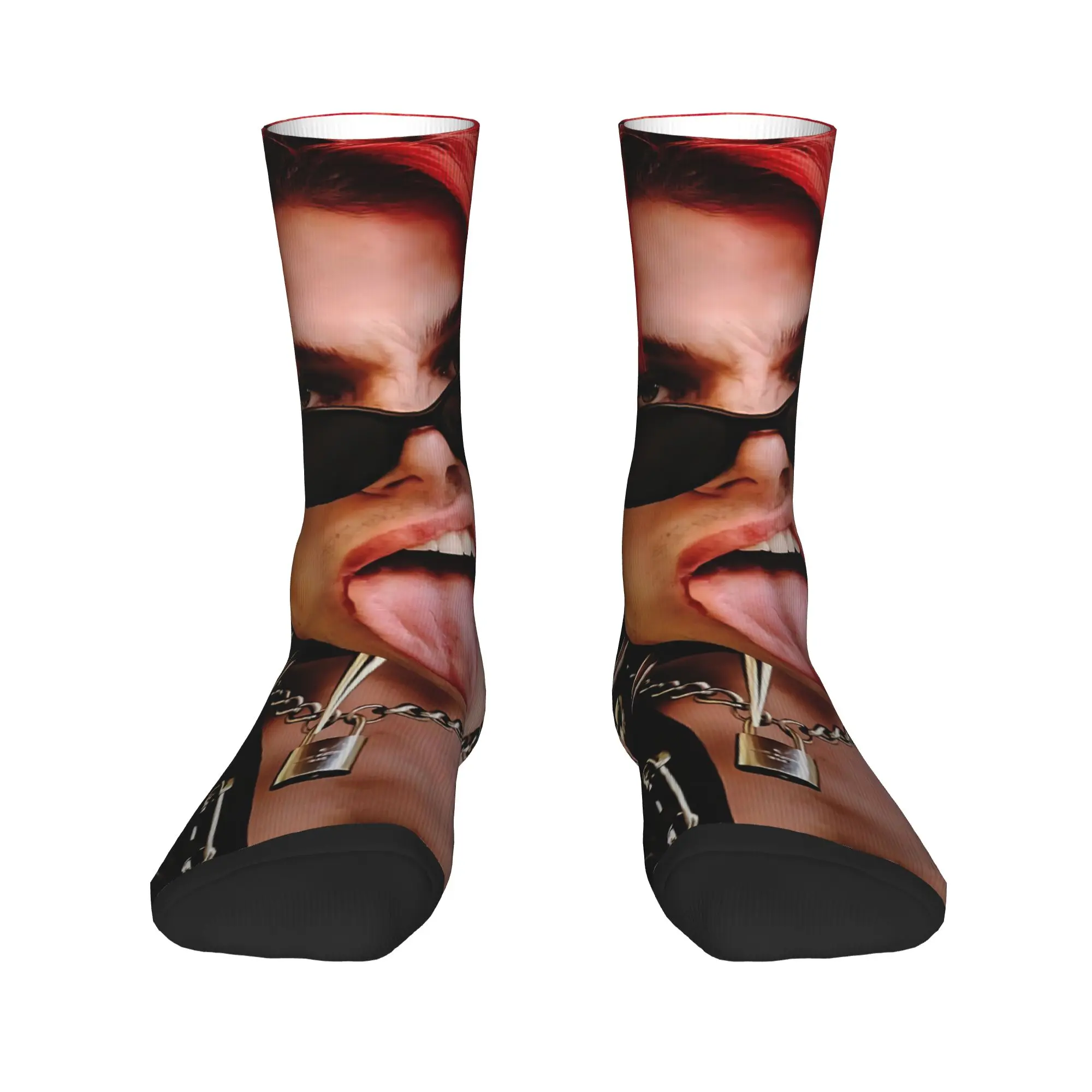 

1 Pair Funny Crazy Sock for Men The Hip Hop Infusion Hip Hop Vintage Y-Yungblud Happy Quality Pattern Printed Crew Sock