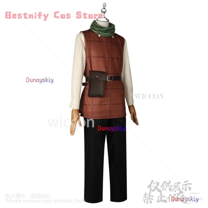 CosplayAnime Delicious In Dungeon Cosplay Chilchuck Tims disfraz uniforme bufanda camisa guantes pelucas para Halloween Navidad personalizado