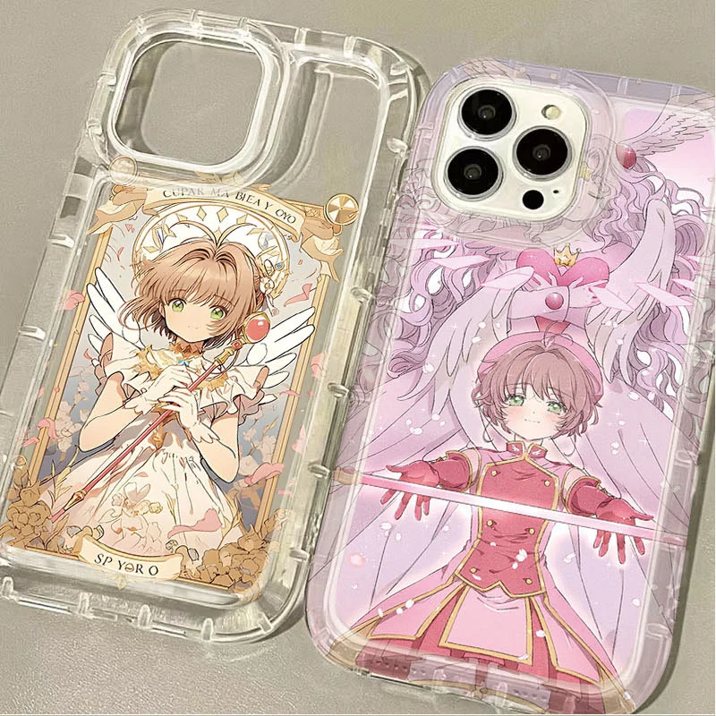 Anime Sakura Clear Phone Case for Xiaomi 13T 12T 14 13 12 12X 12S 11 Lite 10 11i POCO X6 Pro X3 NFC X4 GT X5 F3 F4 F5 Back Cover