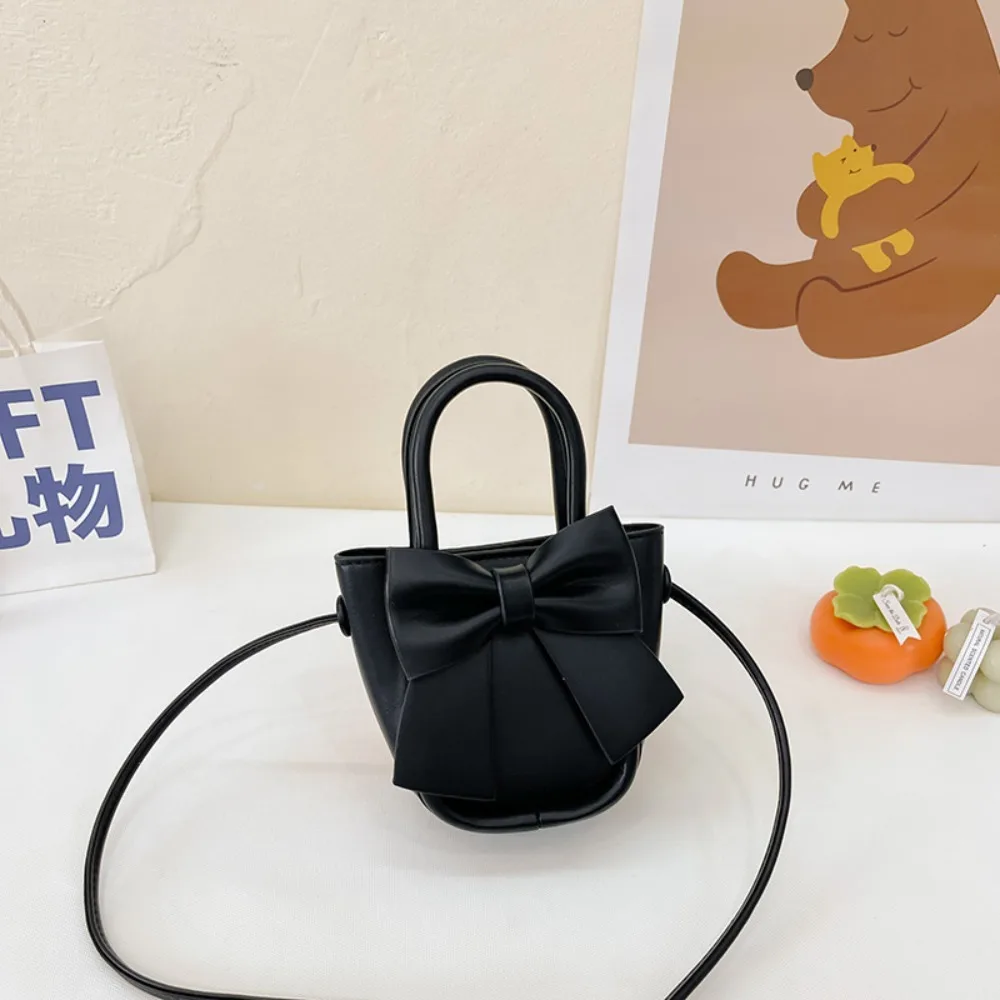 Accessori per fiocchi borsa a tracolla moda spalline regolabili di alta qualità zaino borsa a tracolla in pelle PU per bambini