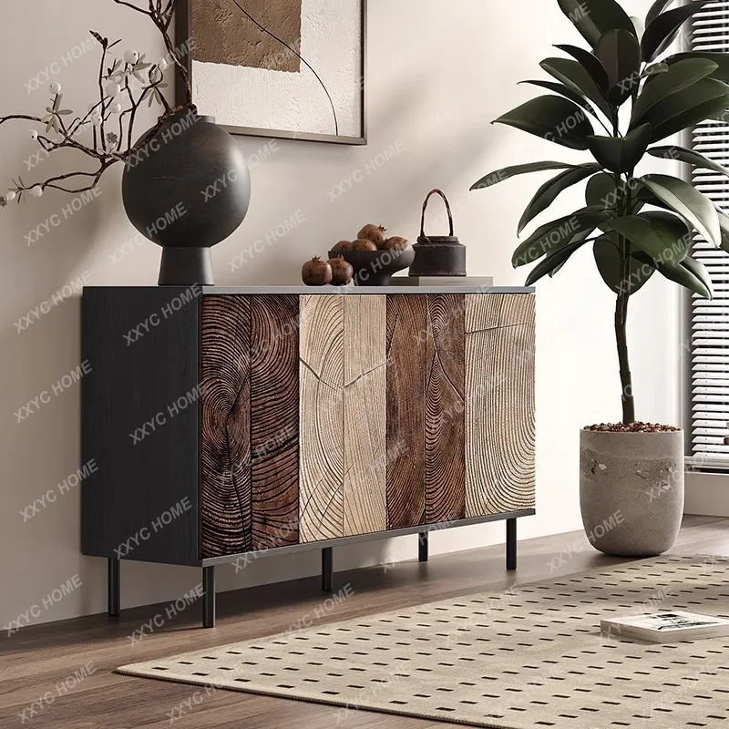 

Элитный буфет для столовой из массива дерева с резьбой, декоративный настенный шкаф для хранения в гостиной