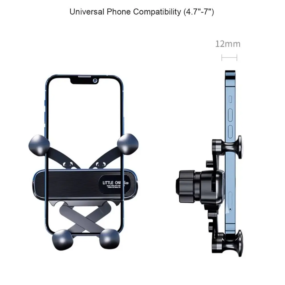 Picture 7: Adjustable Extendable Arm Car Phone Mount 360° Rotating Foldable Air Vent Phone Holder Gravity-Activated Universal