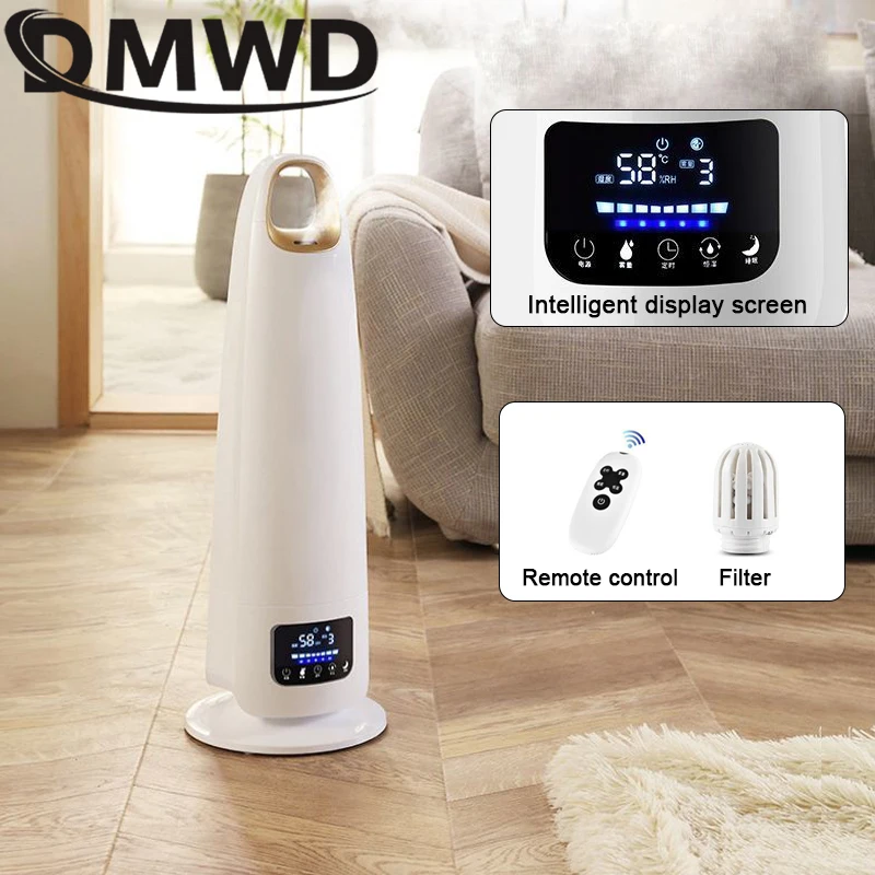 

Floor-type Electric Humidifier 5L Large Capacity Air Purifier Mist Maker Intelligent Remote Control Adjustable Aromatherapy Fog