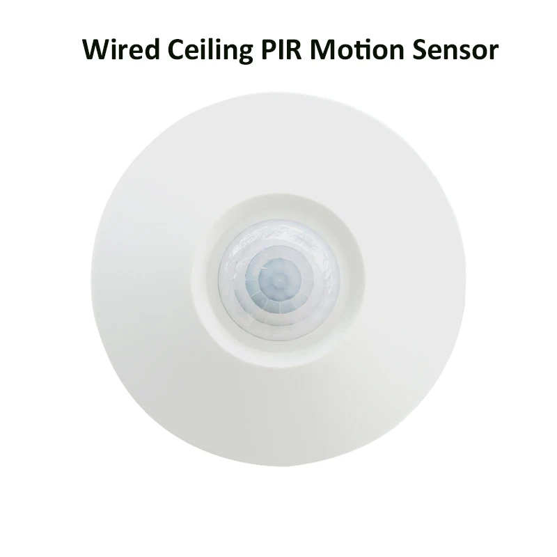 1/2pc Wired 360 Degree Detecting Indoor Ceiling Single PIR Sensor Infrared Motion Detector Pet Immunity for All Wired Alarm