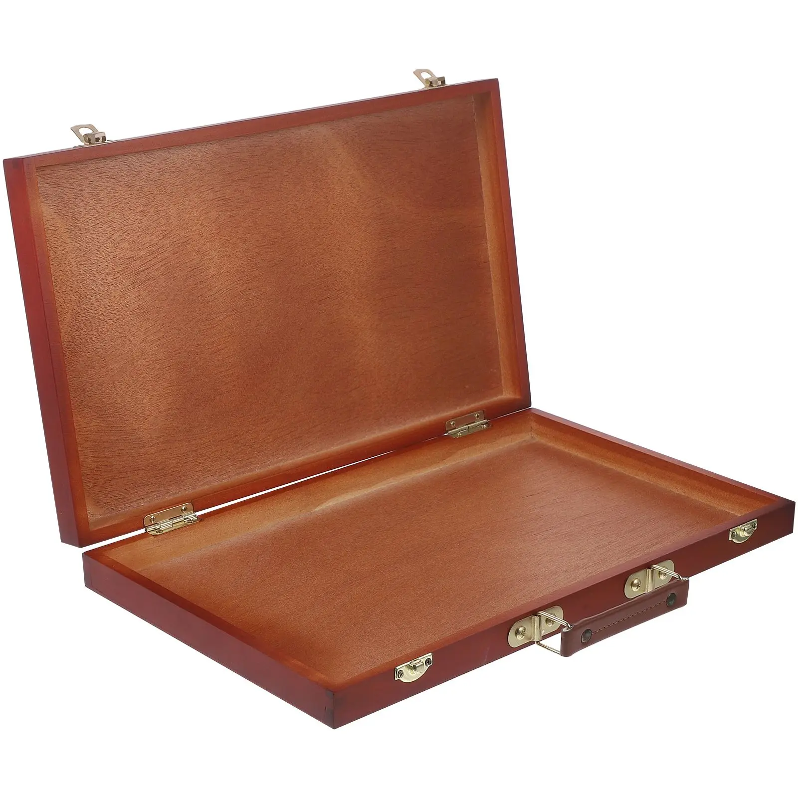 

Oil Painting Box Tool Case with Handle Storage Container Watercolor Pen Wooden Drawing Art Accessory