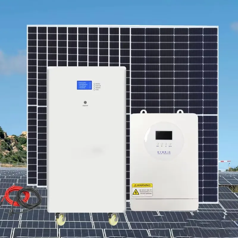 Customized Sunpal Hybrid On/off Grid MPPT Solar Energy System 30KW 50KW 100kW Solar Power Complete Kit