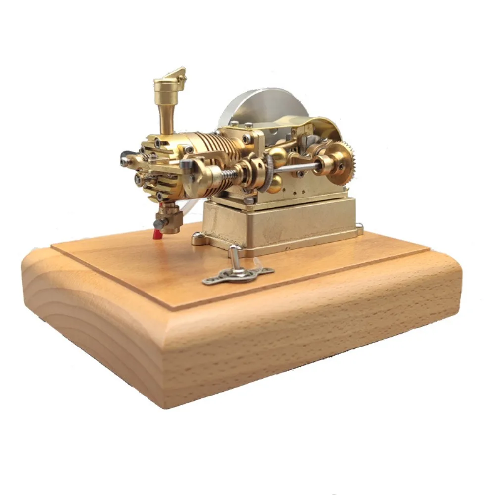 

M20 Mini Single Cylinder Large Wheeled Internal Combustion Engine Model Starter Starter Base Metal Engine Model Finished Product